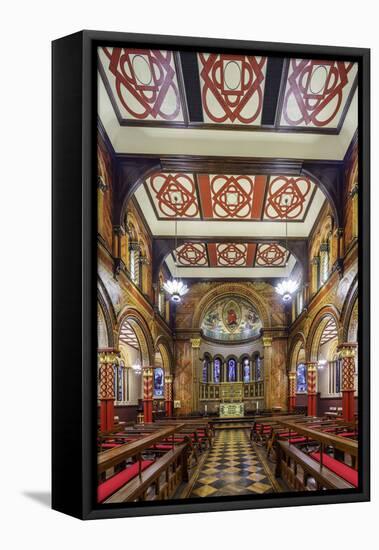 Europe, United Kingdom, England, Middlesex, London, Kings College Chapel-Mark Sykes-Framed Premier Image Canvas