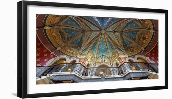 Europe, United Kingdom, England, Middlesex, London, St Pancras Hotel, Grand Staircase-Mark Sykes-Framed Photographic Print