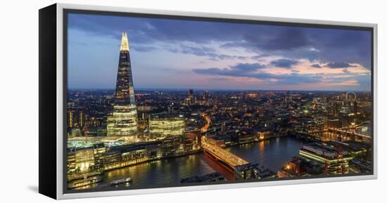 Europe, United Kingdom, England, Middlesex, London, the Shard-Mark Sykes-Framed Premier Image Canvas