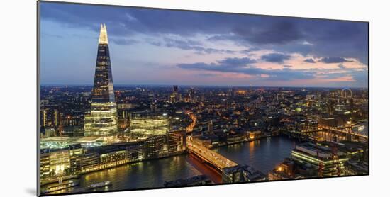 Europe, United Kingdom, England, Middlesex, London, the Shard-Mark Sykes-Mounted Photographic Print