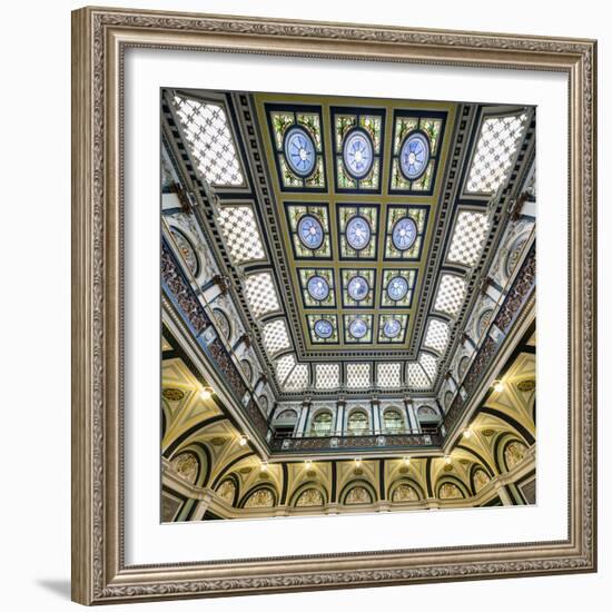 Europe, United Kingdom, England, West Yorkshire, Halifax, Halifax Town Hall-Mark Sykes-Framed Photographic Print