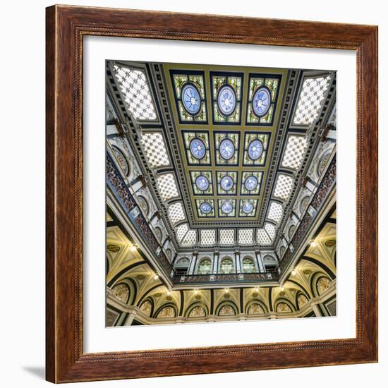 Europe, United Kingdom, England, West Yorkshire, Halifax, Halifax Town Hall-Mark Sykes-Framed Photographic Print