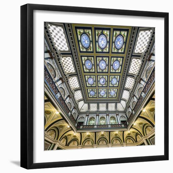 Europe, United Kingdom, England, West Yorkshire, Halifax, Halifax Town Hall-Mark Sykes-Framed Photographic Print