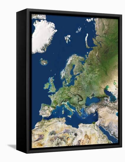 Europe-PLANETOBSERVER-Framed Premier Image Canvas