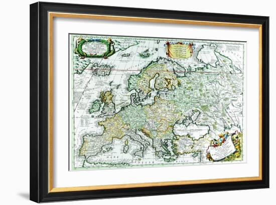 Europe-Vincenzo Coronelli-Framed Art Print