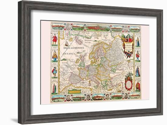 Europe-Nicolas Visscher-Framed Art Print