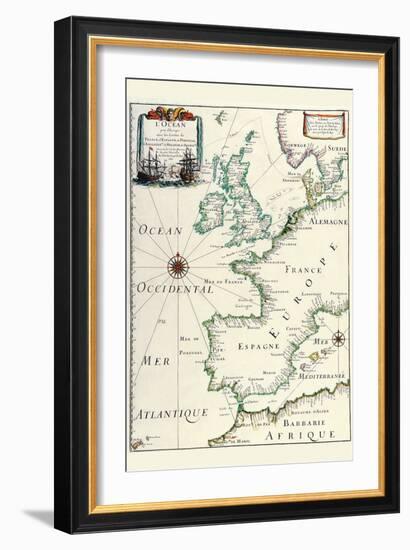 Europe-Matthias Merian-Framed Art Print