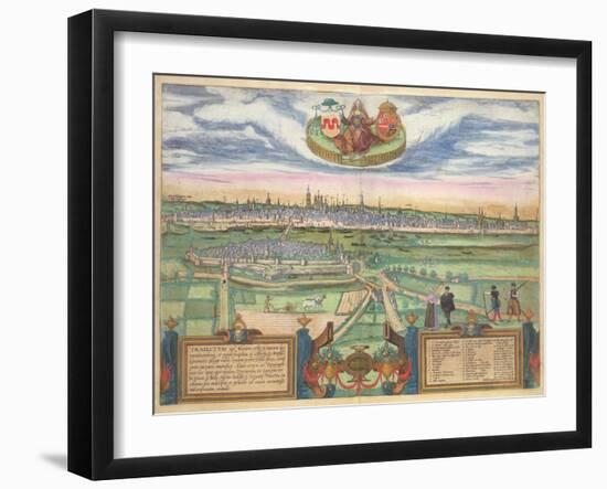 European City-Joris Hoefnagel-Framed Giclee Print