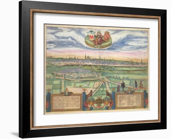 European City-Joris Hoefnagel-Framed Giclee Print