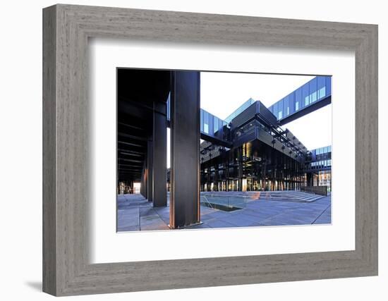 European Court of Justice on Kirchberg in Luxembourg City, Grand Duchy of Luxembourg, Europe-Hans-Peter Merten-Framed Photographic Print