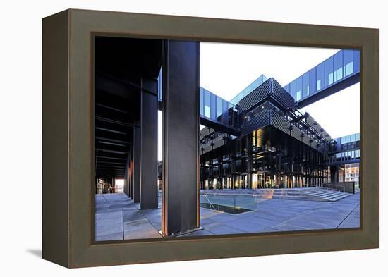 European Court of Justice on Kirchberg in Luxembourg City, Grand Duchy of Luxembourg, Europe-Hans-Peter Merten-Framed Premier Image Canvas