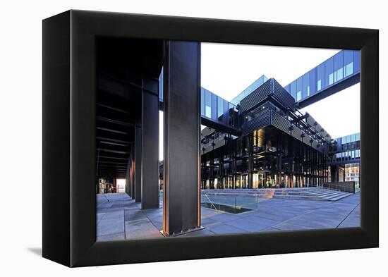 European Court of Justice on Kirchberg in Luxembourg City, Grand Duchy of Luxembourg, Europe-Hans-Peter Merten-Framed Premier Image Canvas