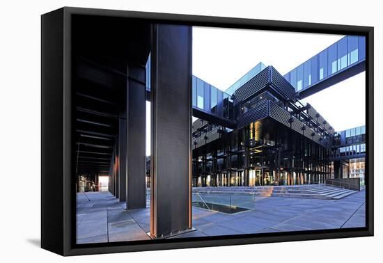 European Court of Justice on Kirchberg in Luxembourg City, Grand Duchy of Luxembourg, Europe-Hans-Peter Merten-Framed Premier Image Canvas