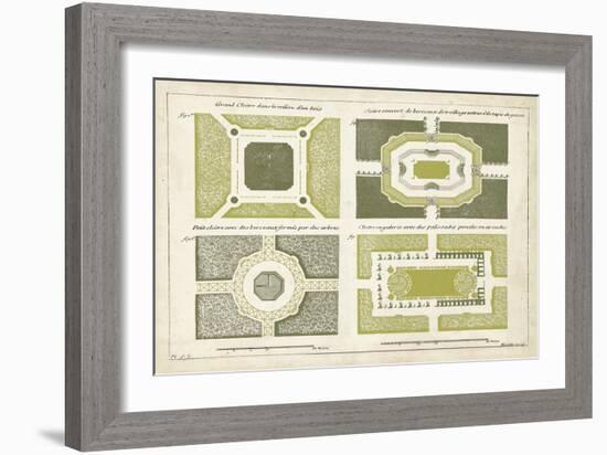 European Garden Design I-DeZallier d'Argenville-Framed Art Print