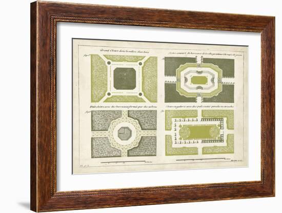 European Garden Design I-DeZallier d'Argenville-Framed Art Print