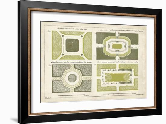 European Garden Design I-DeZallier d'Argenville-Framed Art Print