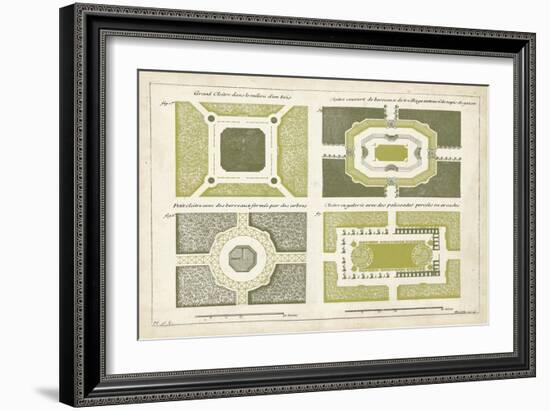 European Garden Design I-DeZallier d'Argenville-Framed Art Print