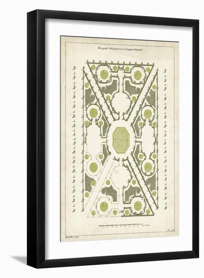 European Garden Design IV-DeZallier d'Argenville-Framed Art Print