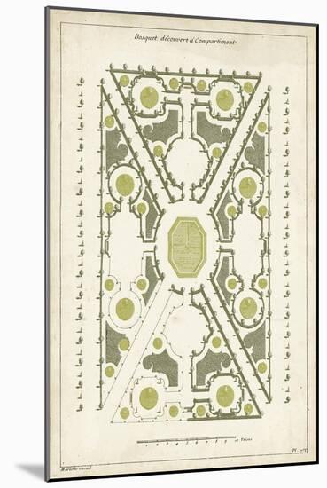 European Garden Design IV-DeZallier d'Argenville-Mounted Art Print