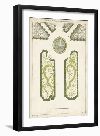 European Garden Design VI-DeZallier d'Argenville-Framed Art Print