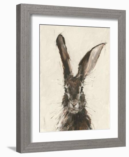 European Hare II-Ethan Harper-Framed Art Print