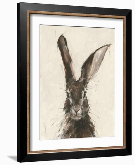 European Hare II-Ethan Harper-Framed Art Print