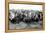 European Immigrants Arriving at Ellis Island, 1907-null-Framed Stretched Canvas