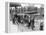 European Immigrants Disembarking at Ellis Island, 1907-null-Framed Stretched Canvas