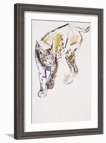 European Lynx-Mark Adlington-Framed Giclee Print