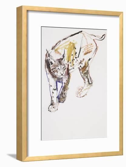 European Lynx-Mark Adlington-Framed Giclee Print