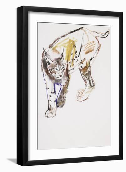 European Lynx-Mark Adlington-Framed Giclee Print