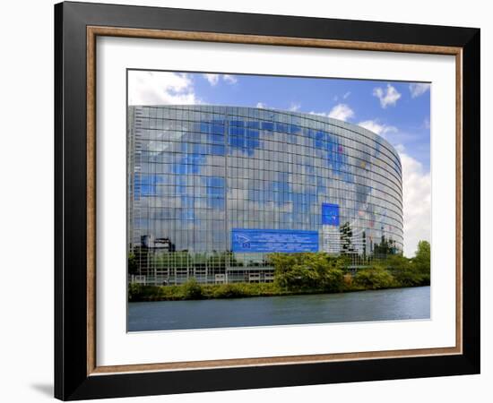 European Parliament, Strasbourg, Alsace, France, Europe-Richardson Peter-Framed Photographic Print