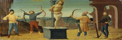 The Martyrdom of St. Sebastian, 1496-1500 (Tempera on Panel)-European School-Giclee Print