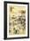 European Street Scene by Maurice Prendergast-Geoffrey Clements-Framed Giclee Print