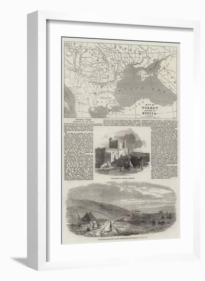 European Turkey, Akermann and the Pruth-null-Framed Giclee Print