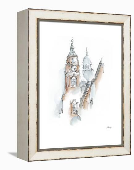 European Watercolor Sketches I-Ethan Harper-Framed Stretched Canvas