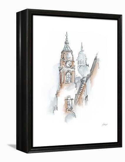 European Watercolor Sketches I-Ethan Harper-Framed Stretched Canvas