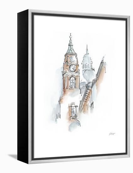 European Watercolor Sketches I-Ethan Harper-Framed Stretched Canvas