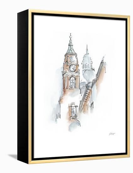 European Watercolor Sketches I-Ethan Harper-Framed Stretched Canvas