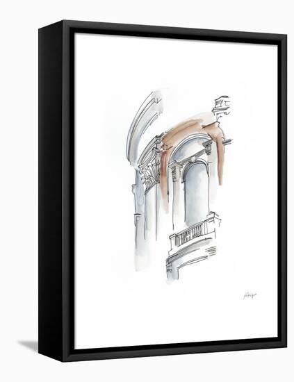 European Watercolor Sketches II-Ethan Harper-Framed Stretched Canvas