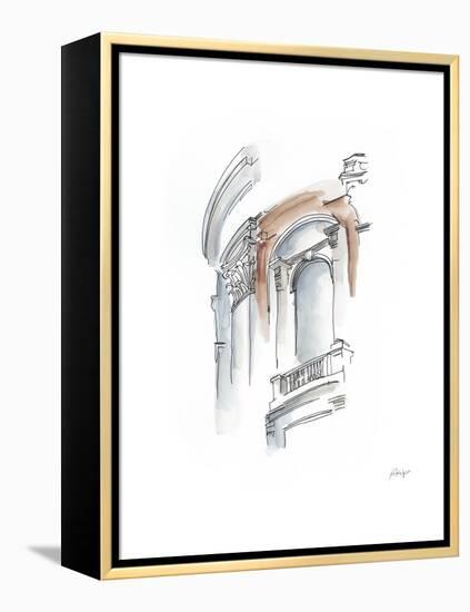 European Watercolor Sketches II-Ethan Harper-Framed Stretched Canvas