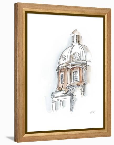 European Watercolor Sketches III-Ethan Harper-Framed Stretched Canvas