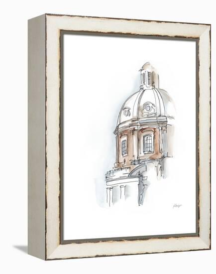 European Watercolor Sketches III-Ethan Harper-Framed Stretched Canvas