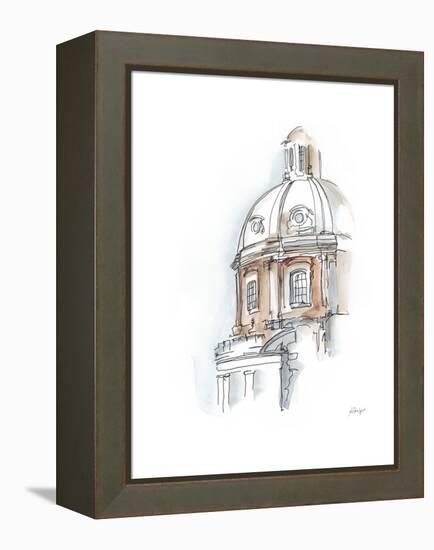 European Watercolor Sketches III-Ethan Harper-Framed Stretched Canvas