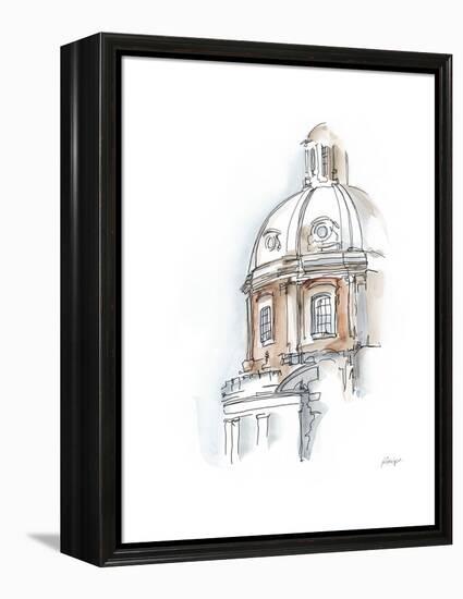 European Watercolor Sketches III-Ethan Harper-Framed Stretched Canvas