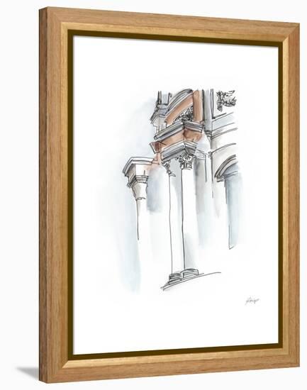 European Watercolor Sketches IV-Ethan Harper-Framed Stretched Canvas