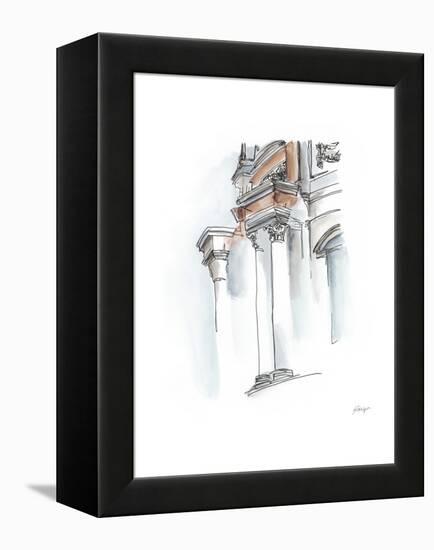 European Watercolor Sketches IV-Ethan Harper-Framed Stretched Canvas