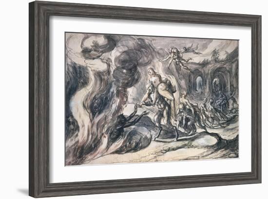 Eurydice in Hell-Hermann Weyer-Framed Giclee Print