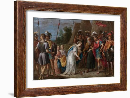 Eustathius Intercedes in Favor of Armida (Armide) with Godfrey of Bouillon (Godefroy De Bouillon, 1-David the Younger Teniers-Framed Giclee Print