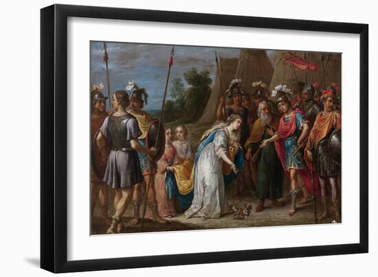 Eustathius Intercedes in Favor of Armida (Armide) with Godfrey of Bouillon (Godefroy De Bouillon, 1-David the Younger Teniers-Framed Giclee Print